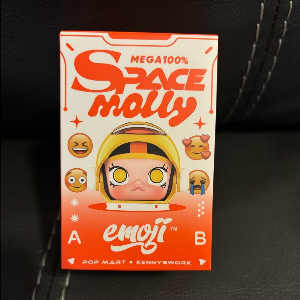 Space Molly Emoji Figure 100% “Caution, the Ghost is Here”